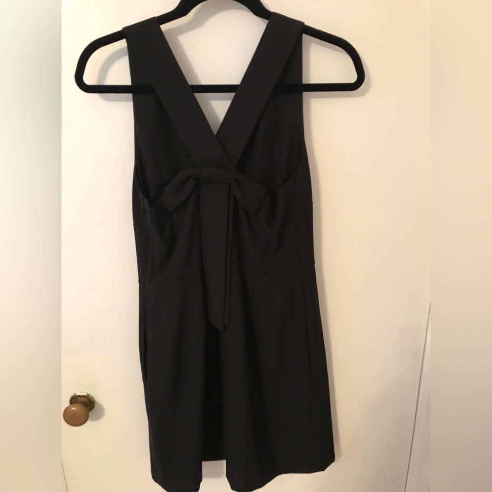 Black banana republic 4P fit and flare dress with bow back detail